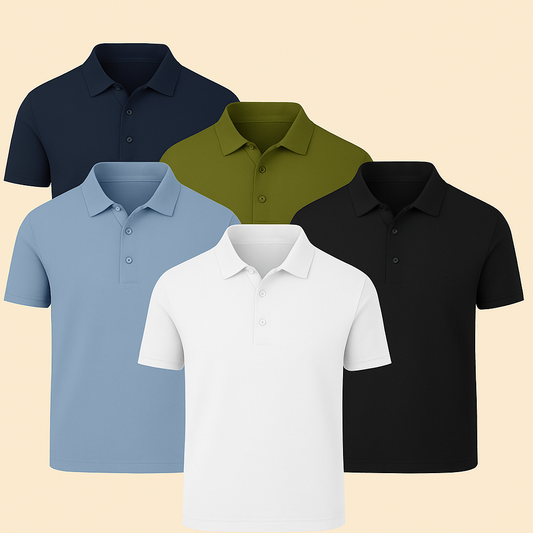 Navy-Polo shirts