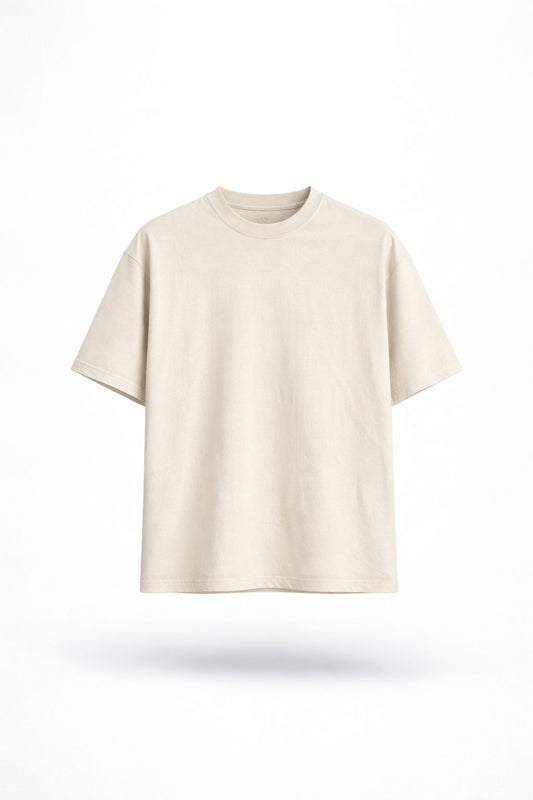 Beige Oversized T-shirt